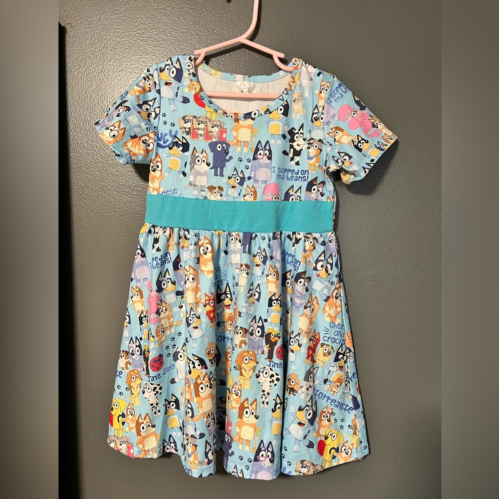 Bluey Girls Dress | size 5t-6t (XL)